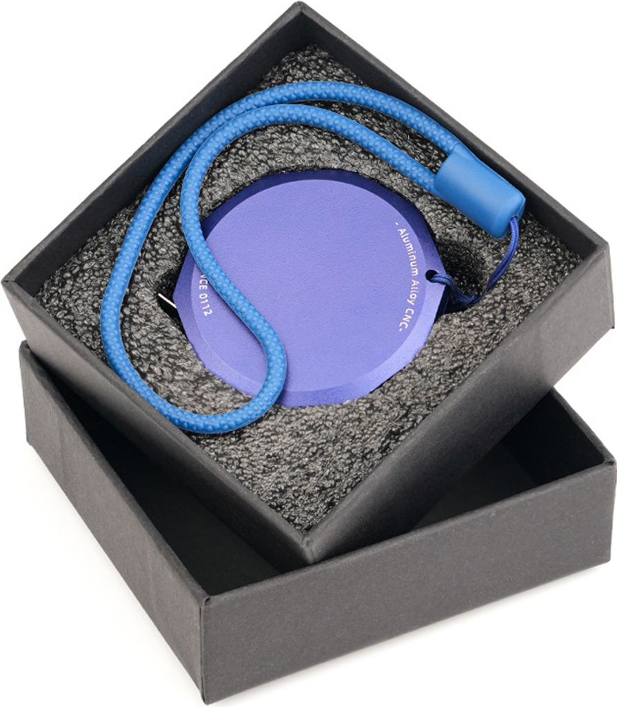 2m einziehbares Maßband aus Aluminiumlegierung, Lineal mit hoher Genauigkeit, Entfernungsmessung Längenvermessung - blau