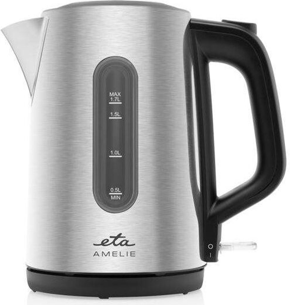 Eta Amelie 9599 90000, 1,7 l, 2200 W, Černá, Nerezová ocel, Obrázek produktu 
