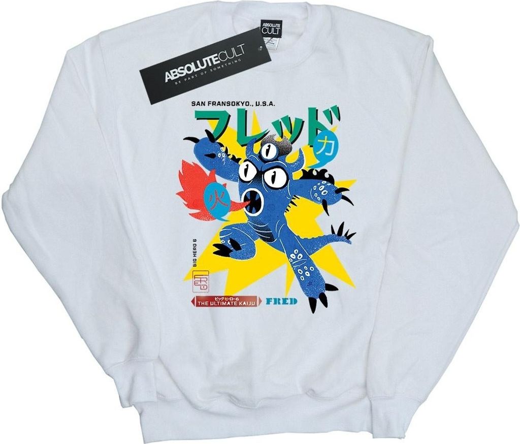 Disney - "Big Hero 6 Ultimate Kaiju" Sweatshirt für Damen BI12606 (S) (Weiß)