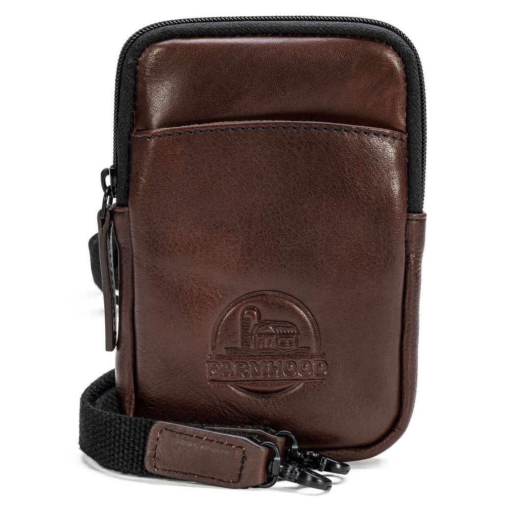 Farmhood Handytasche Memphis Phone Bag Dark Brown dunkelbraun
