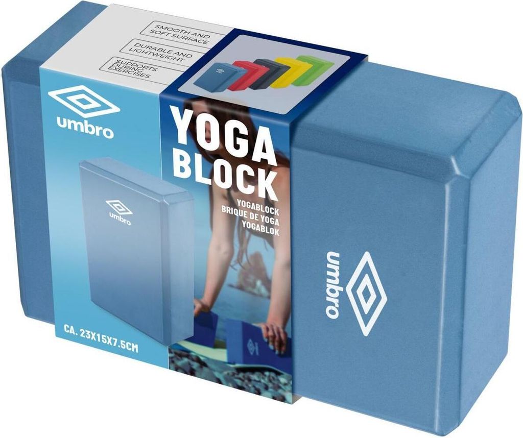 Yoga Pilates Fitness Block Umbro Blau