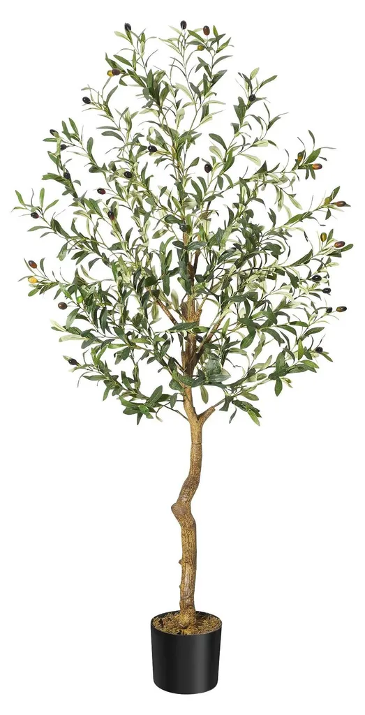 Plante artificielle Olivier méditerranéen 152 cm pour salon et bureau