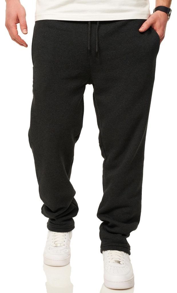 DAILY Baumwolle Herren Jogginghose im Straight-Fit als Lange Sweatpants Trainingshose Herren Freizeithose aus Baumwolle