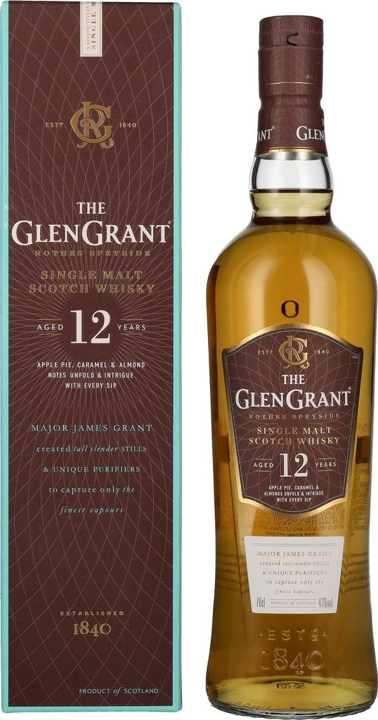 Glen Grant 12 Jahre Single Malt Scotch Whisky in Produktbild 