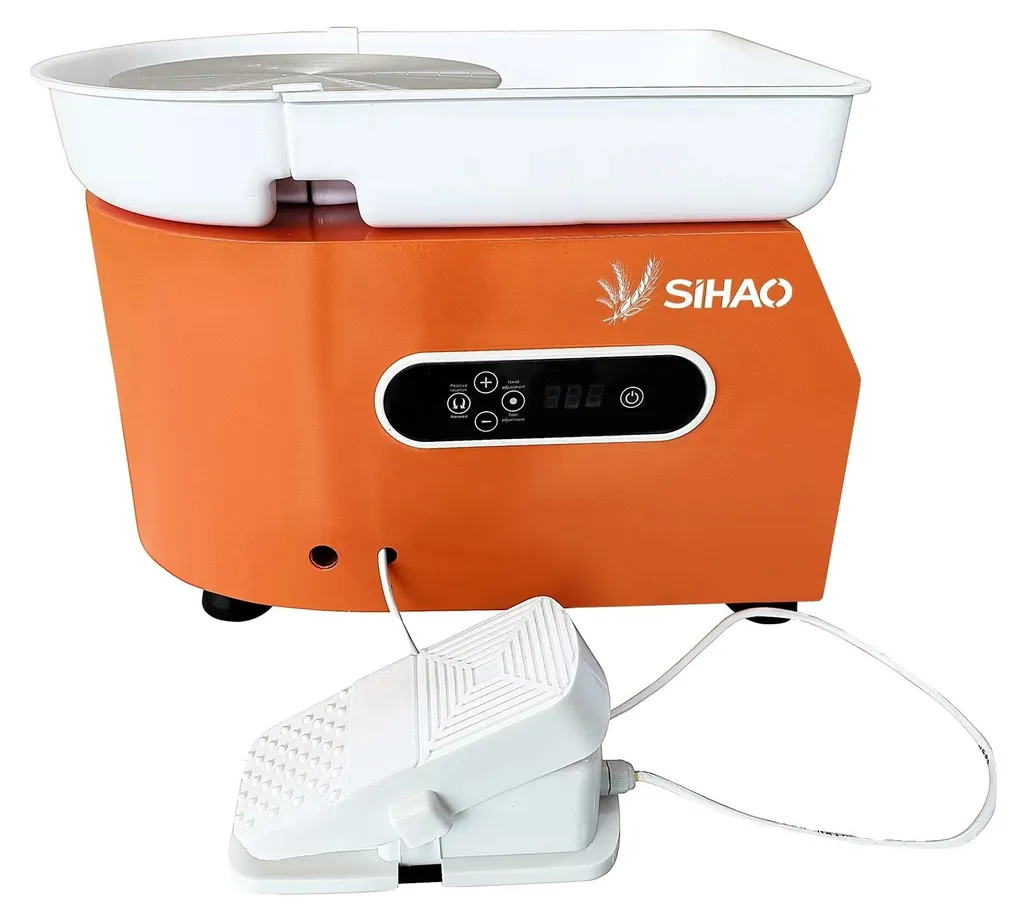 Tour de potier 350W silencieux moteur sans balais et plateau de 25 cm