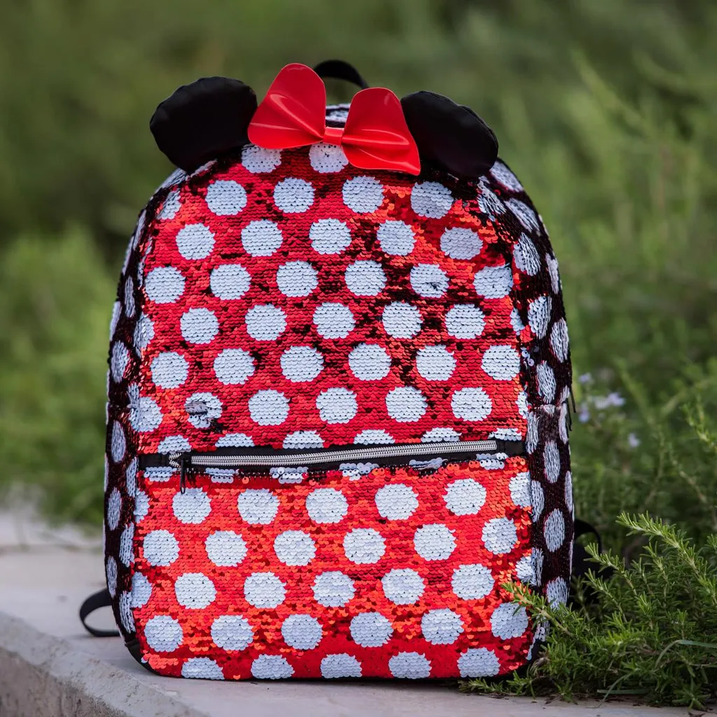 Sac à dos Minnie Mouse avec bretelles ajustables et dos confort - 13