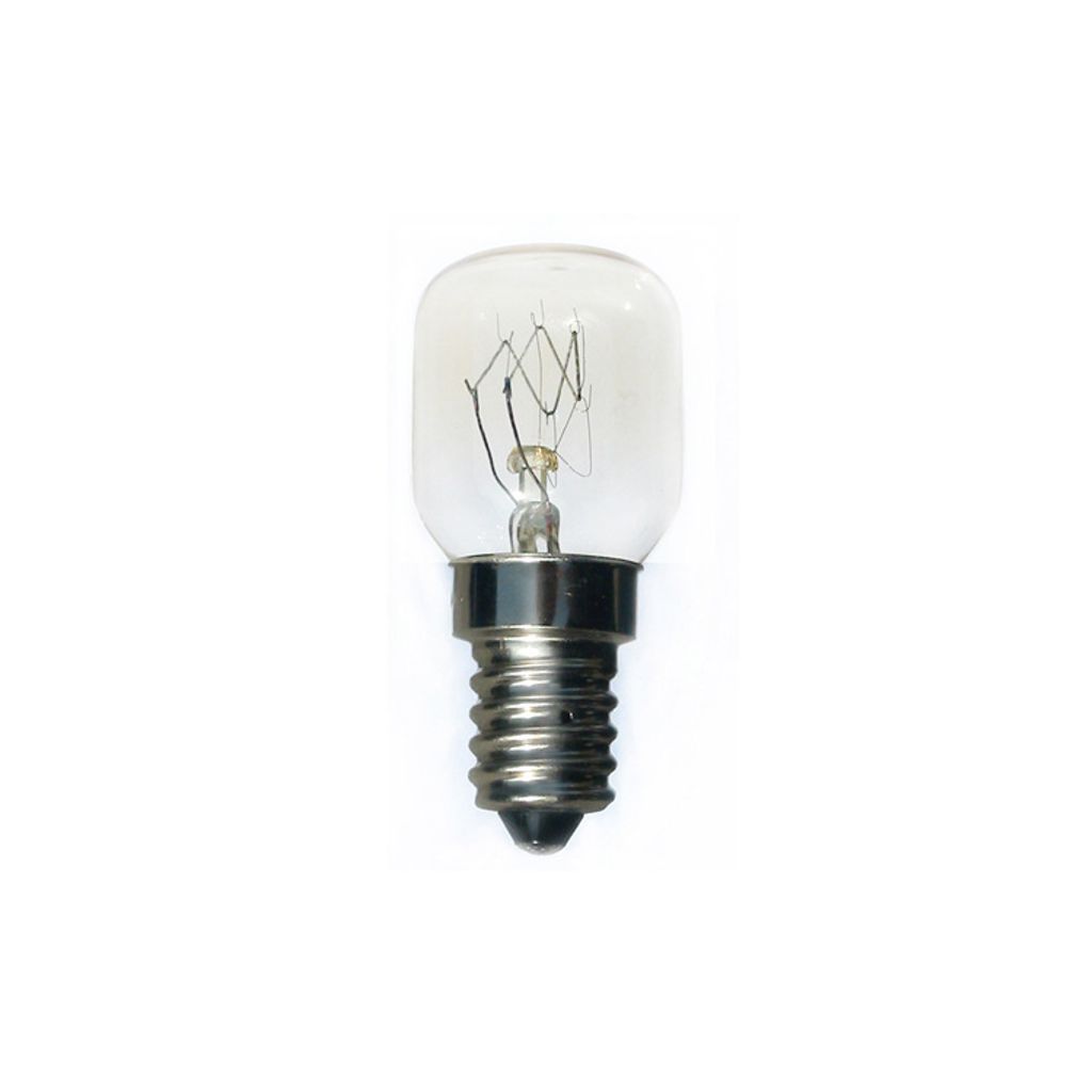 1 Stück Mikrowellen-Glühlampe 25 W E14 Backofen-Glühlampe Wolfram-Glühlampen Hitzebeständige Salzlampe Glühbirne (Transparent)