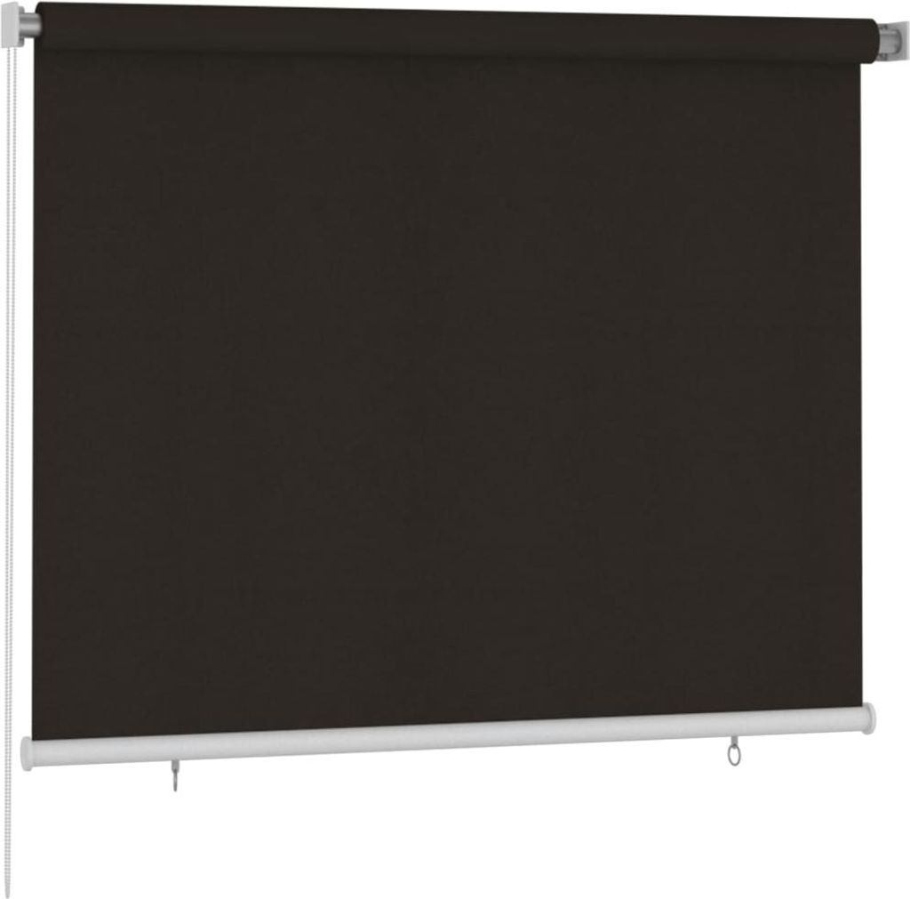 vidaXL Vonkajšia roleta 180x140 cm Hnedá HDPE Obrázok produktu 