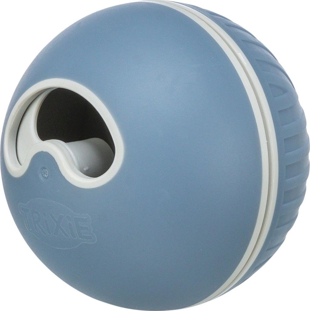Trixie Hundespielzeug Snackball blau, Durchmesser: 7,5 cm