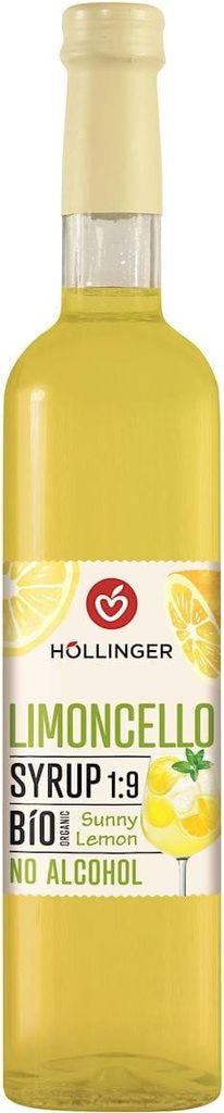 SYROP DO DRINKÓW I KOKTAJLI LIMONCELLO BIO 500 ml - HOLLINGER