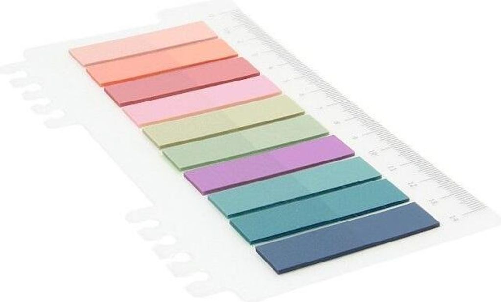 Plastik-Registerkarten 10x20, 12 mm x 45 mm – Penword