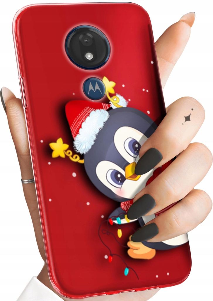BEDRUCKTE HÜLLEN für MOTOROLA MOTO G7 HANDYHÜLLEN HANDY SCHUTZ HÜLLE CASE SILIKON MUSTER WEIHNACHTEN SANTA CLAUS CHRISTMAS