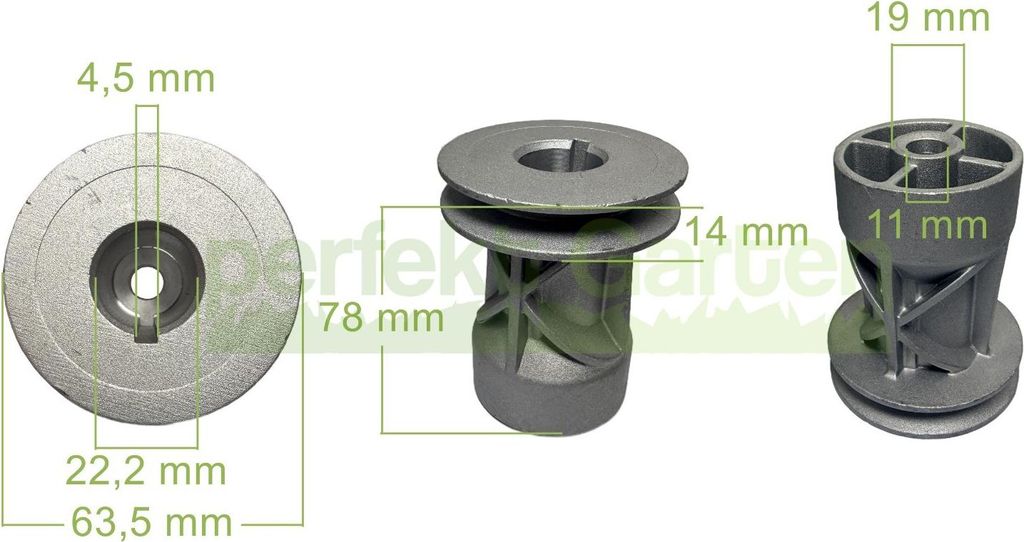Držiak čepele Ø22,2 mm pre AL-KO Comfort 46 51 SPI A B Solo Obrázok produktu 