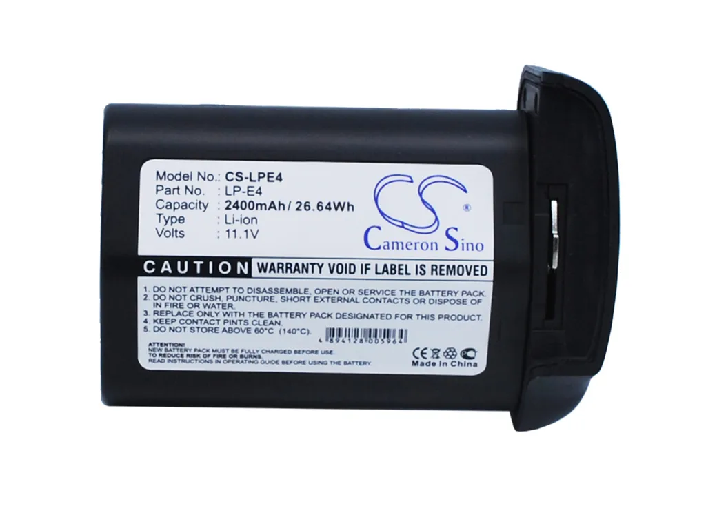 Batterie de Secours pour Canon EOS-1D X et Flashes 580EX II 550EX