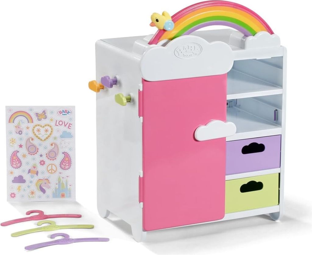 Zapf BABY born dúhový šatník Obrázok produktu 