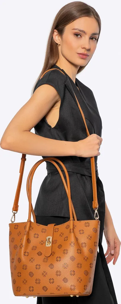 Grande Valise Wittchen Marron Clair : Voyagez sans Manquer de Place