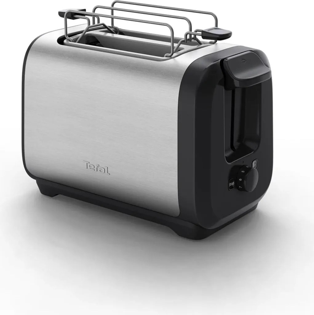 Grille-pain Tefal Subito Inox 1300W - Toaster 2 fentes inox brossé