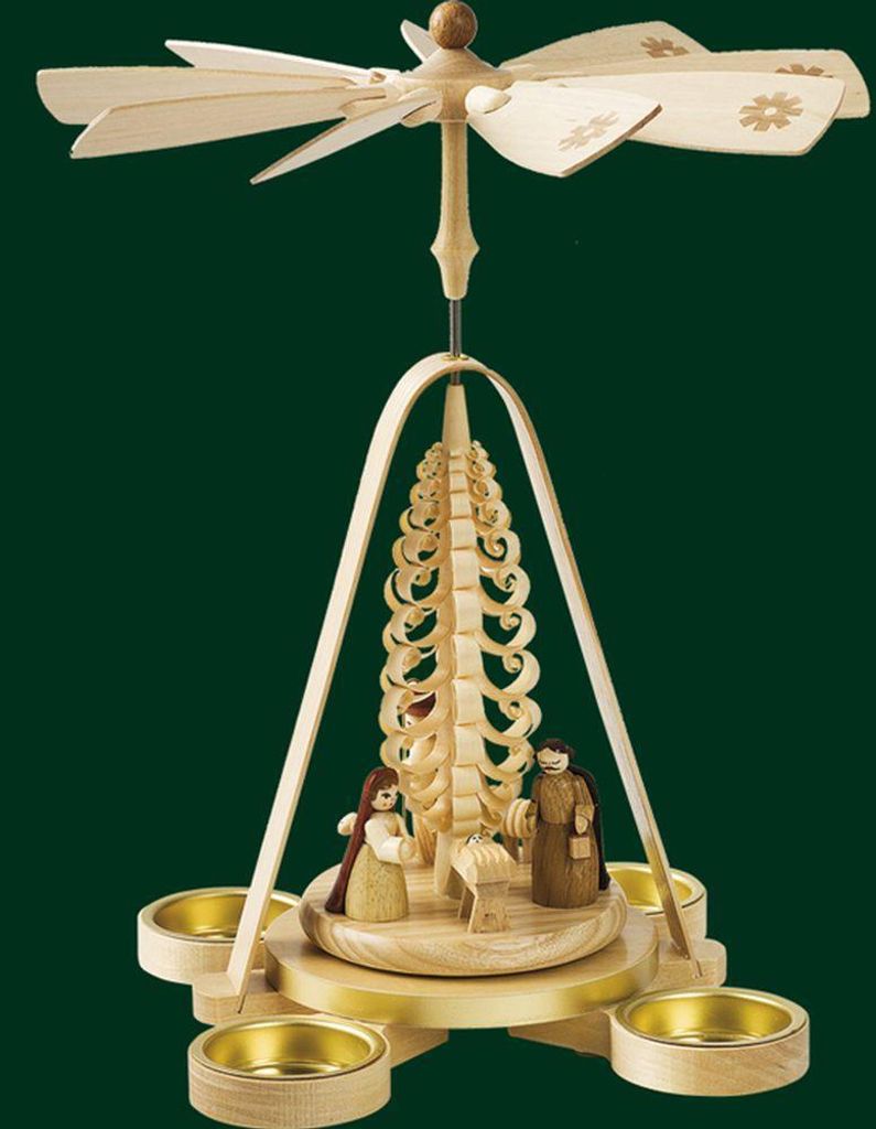 1-stöckige Pyramide Christi Geburt (25cm) von Richard Glässer