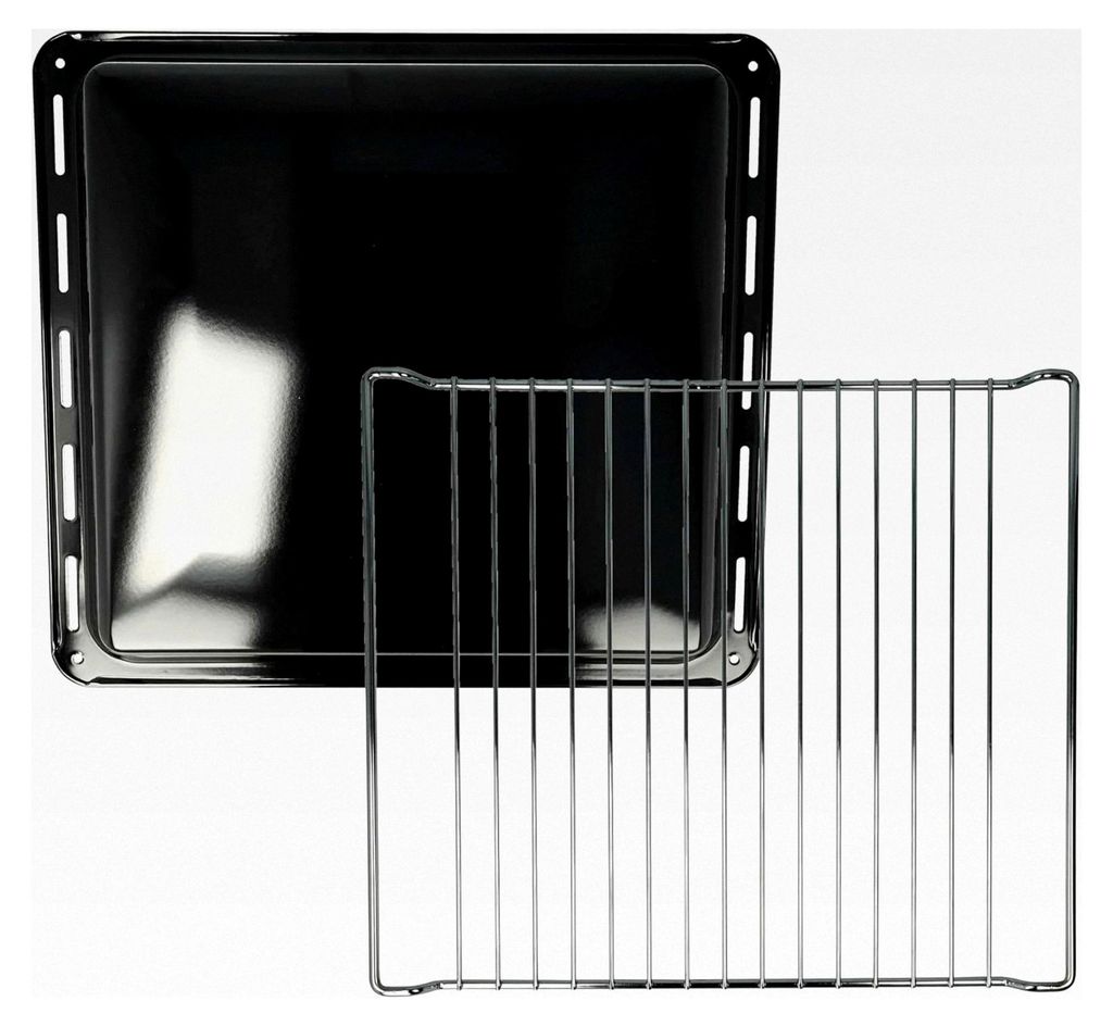 Backblech und Gitterrost (2-teilig) kompatibel mit Leonard Backöfen - 42,2 x 37 x 4 cm