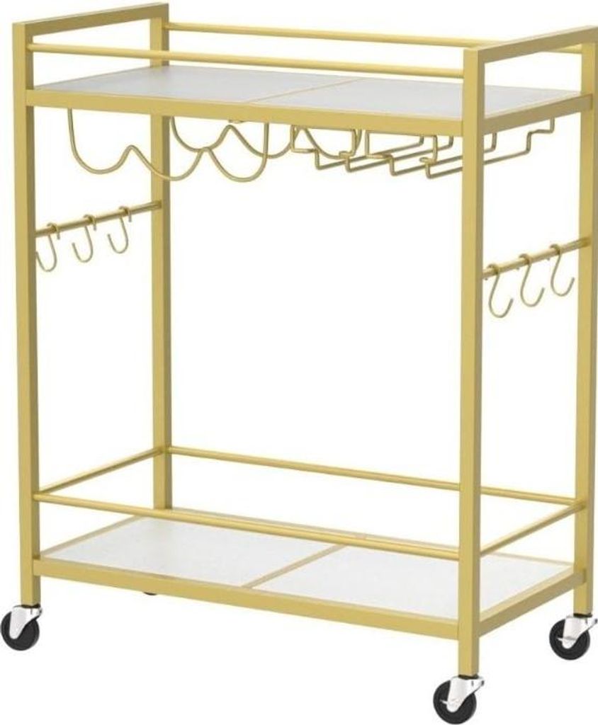 Hoppa! | Servierwagen | multifunktional, Metall, Kunststoff, 60 × 33 × 83 cm