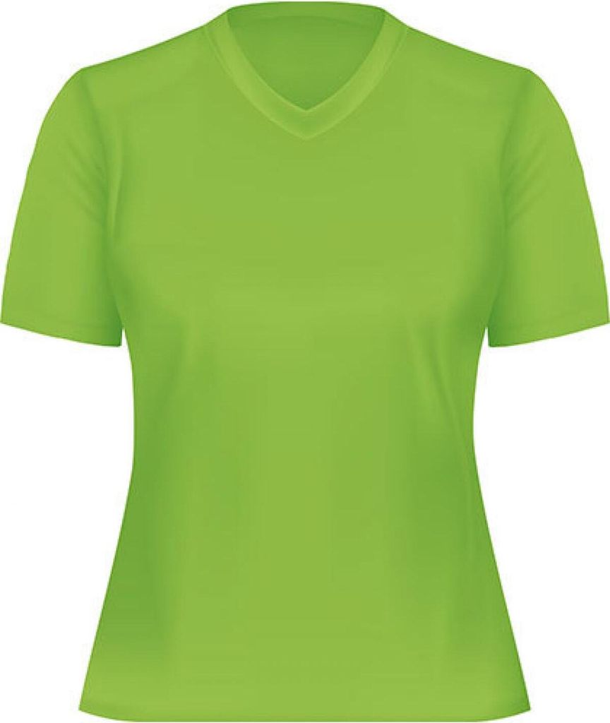 Damen Funktions-Shirt Damen - Farbe: Lime - Größe: XS
