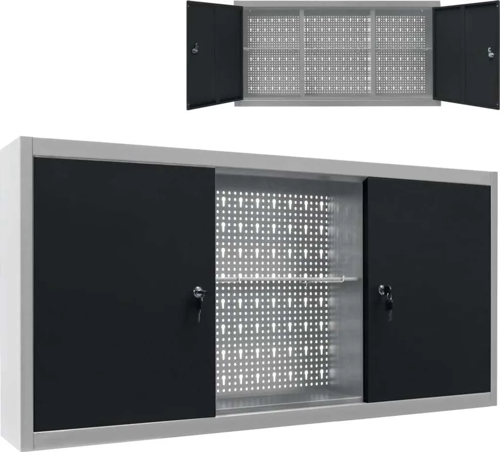 Fini le désordre avec l'armoire à outils murale métal style industriel