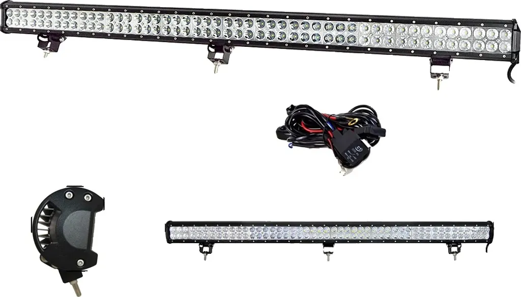 Barre à LED 25 pouces 162W IP67 avec kit de câblage 44 pouces 288W