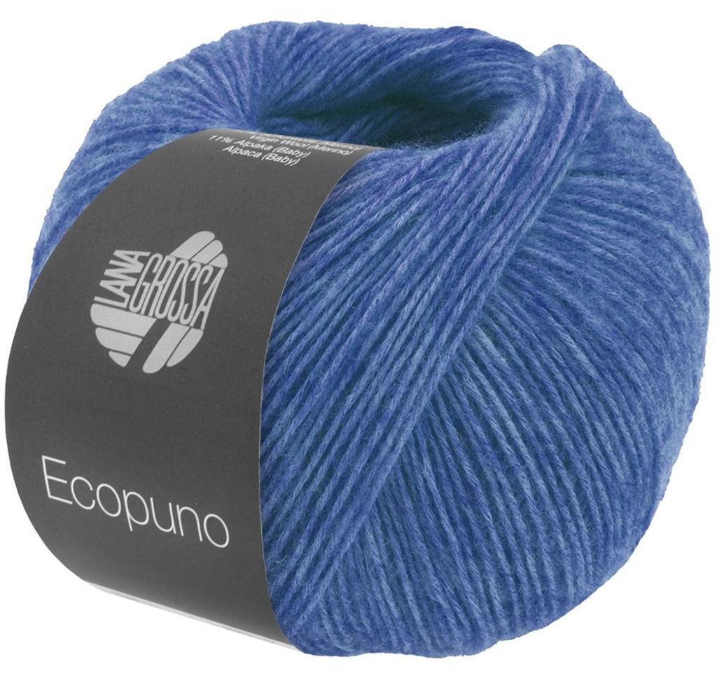 Lana Grossa - Ecopuno 0213 enzianblau Produktbild 