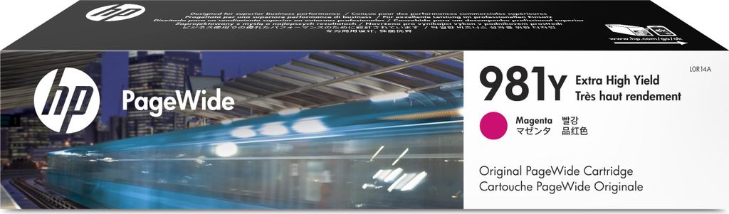 HP 981Y Magenta Original PageWide Druckerpatrone mit sehr Produktbild 