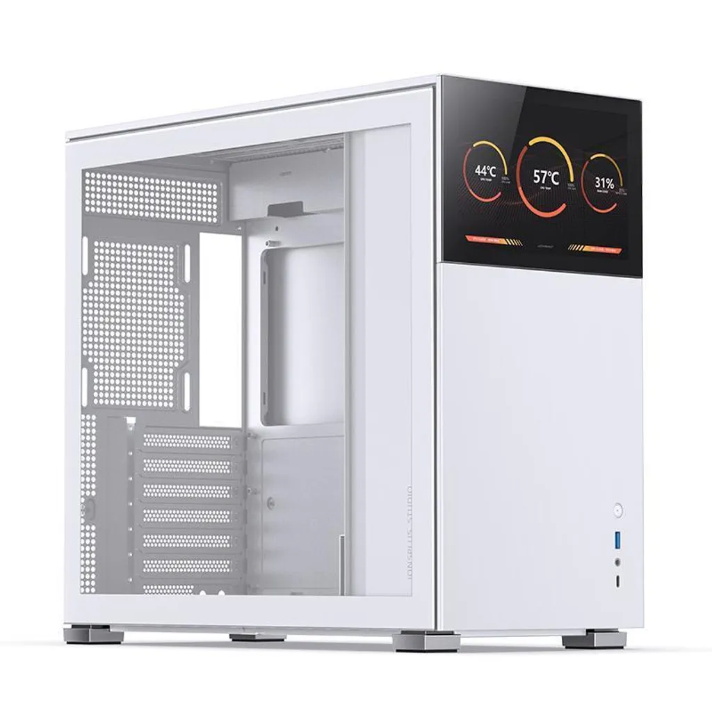 Jonsbo D41 Bianco STD - Case ATX di Lusso e Design Contemporaneo