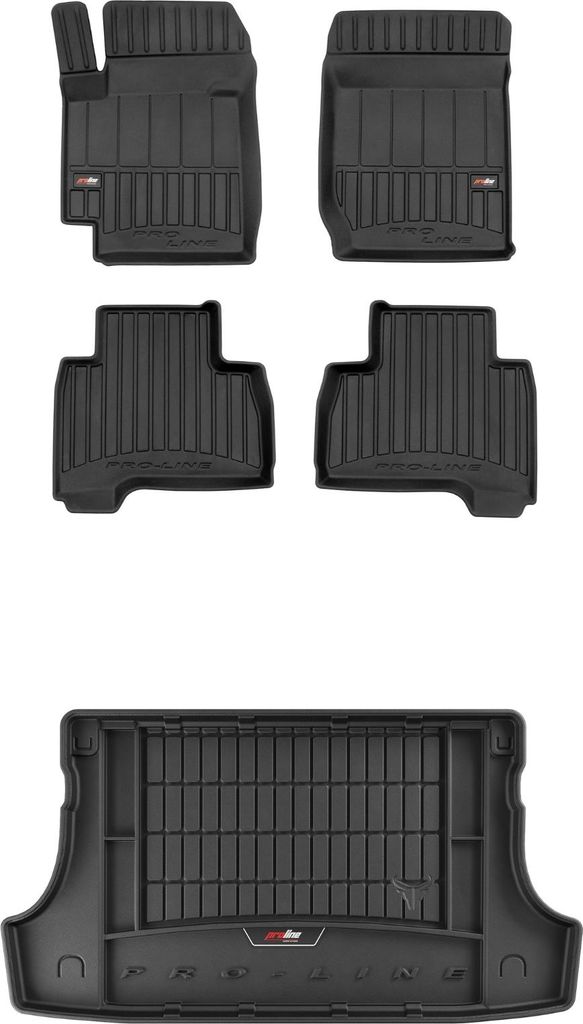 FROGUM 3D Gummimatten und Kofferraummatte für Suzuki Grand Vitara II