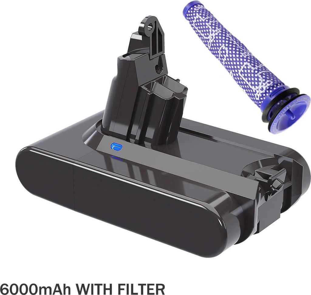 Pour Dyson V6, batterie de rechange, 6000 mAh (6,0 Ah), Image du produit 