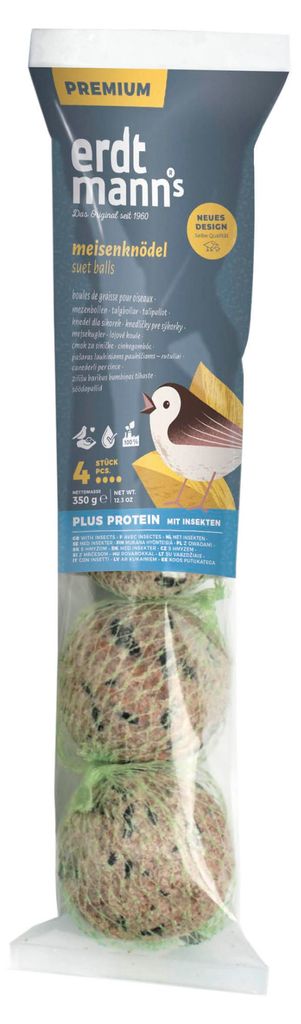 Artikelbild 2 von 'Meisenknödel PLUS PROTEIN mit Netz (4 Stück)'