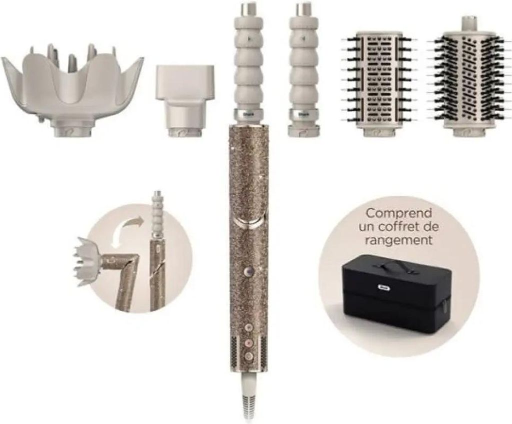 SharkNinja FlexStyle Champagne Diamond Limited Edition 5-in-1 Airstyler und Haartrockner HD446JSEU