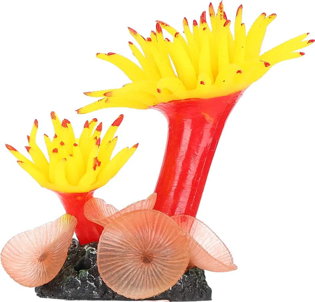 Luce e Colore Acquario: Corallo Giallo Silicone per Fondali Incantati