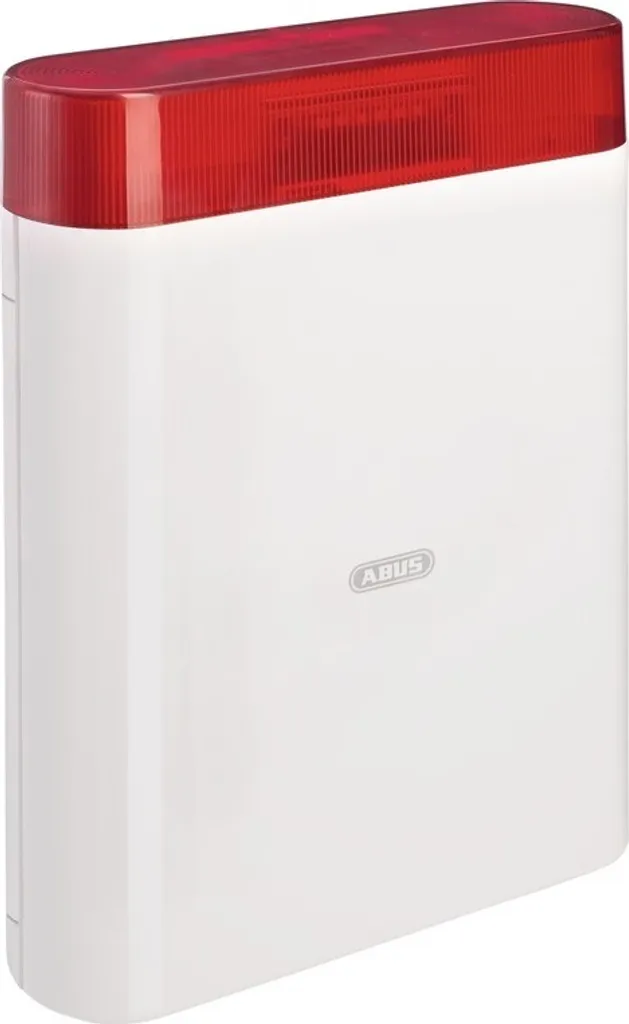 ABUS Security-Center Sirène Extérieure Filaire Rouge - Alarme Visuelle