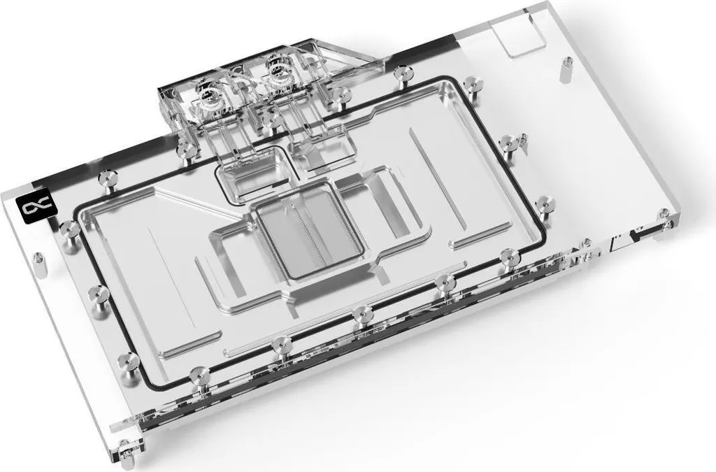 Waterblock Acrylique Aurora GPX-N RTX 4090 Suprim en Cuivre Nickelé