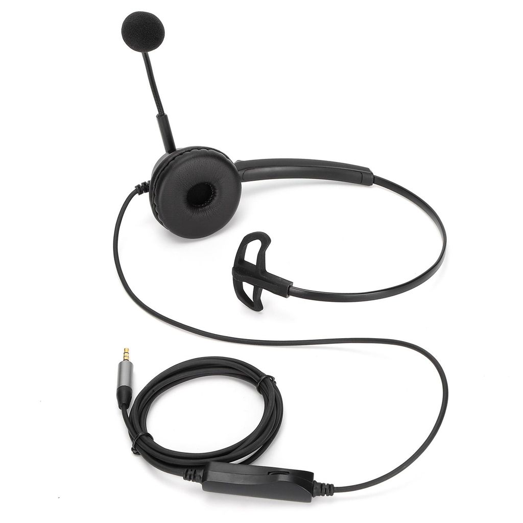 H600-3.5MV Telefon-Headset, monaurale Lautstärkeregelung, 3,5-mm-Buchse, Business-Headset mit Mikrofon für Smartphone-Tablet