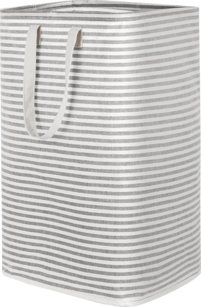 Faltbarer Wäschekorb mit großer Kapazität, Korb mit verlängerten Griffen zur Aufbewahrung von Kleidung und Spielzeug im Schlafzimmer, Badezimme...