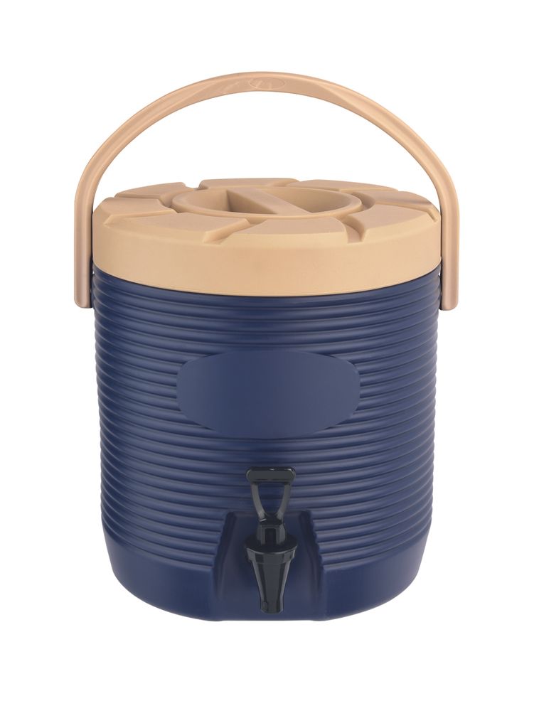 Thermogetränkebehälter, Kunststoff, 12 oder 17 Liter, blau Produktbild 