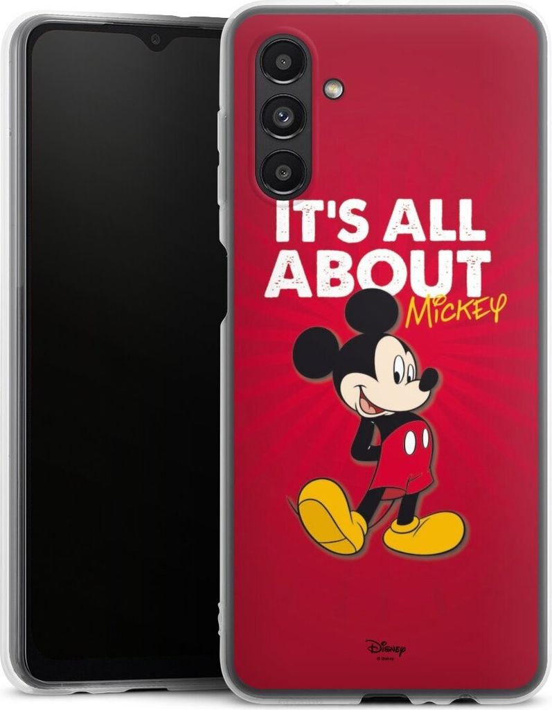 DeinDesign Handyhülle für Samsung Galaxy A04s Silikon Hülle Case Smartphone Schutzhülle Disney Maus Offizielles Lizenzprodukt