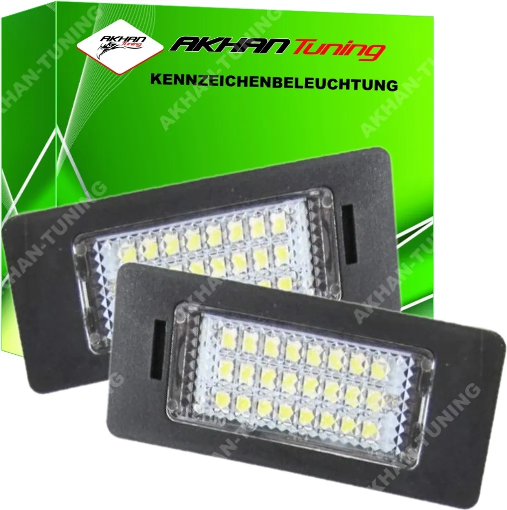KBADP Luci Targa LED per Audi A1/A3/A4 - Ricambio Alta Qualità No Error