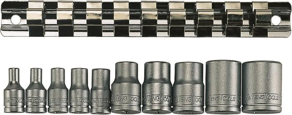 Coffret de douilles Torx femelles E-TX Teng Tools M3814 pour cliquets