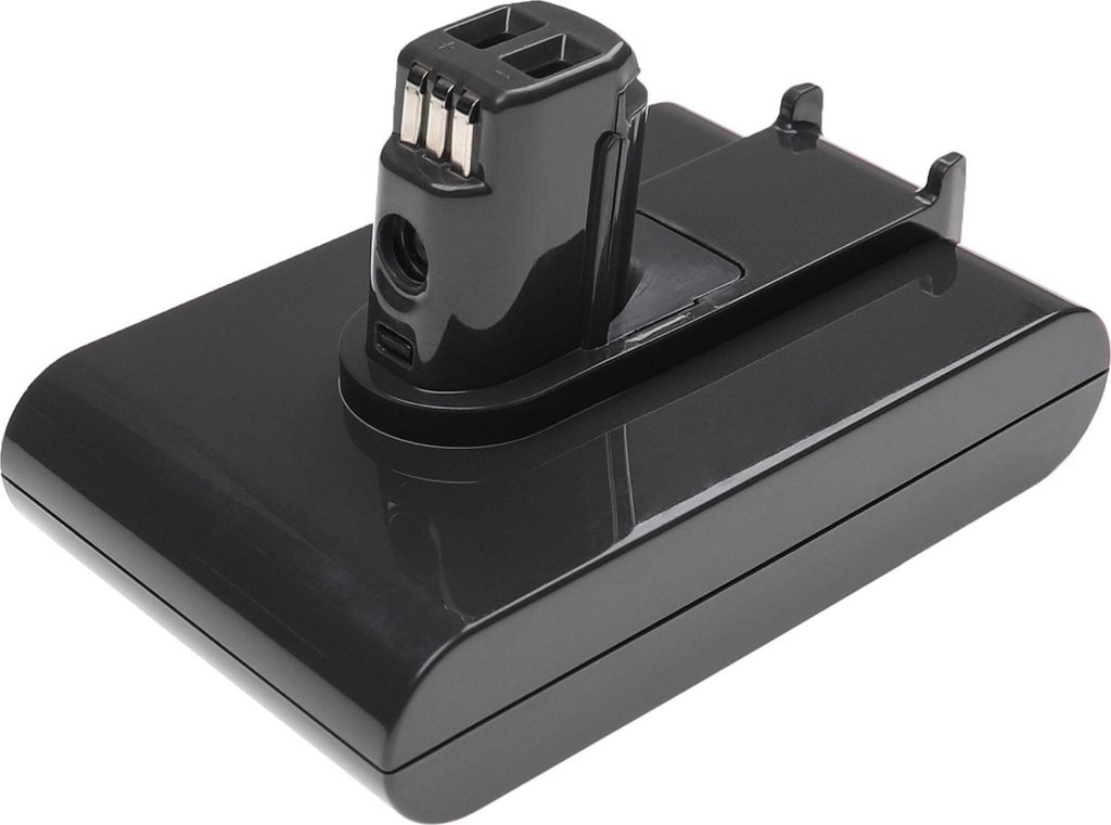 EXTENSILO Akku kompatibel mit Dyson DC30 White, DC35, DC30 Staubsauger Dunkelgrau (2500 mAh, 14,8 V, Li-Ion)