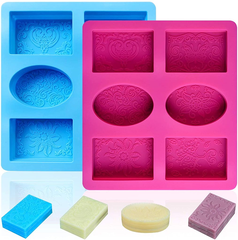 9 Grid Quadrat Kuchen Seifenform Silikonform für Süßigkeiten Schimmel Handwerk 