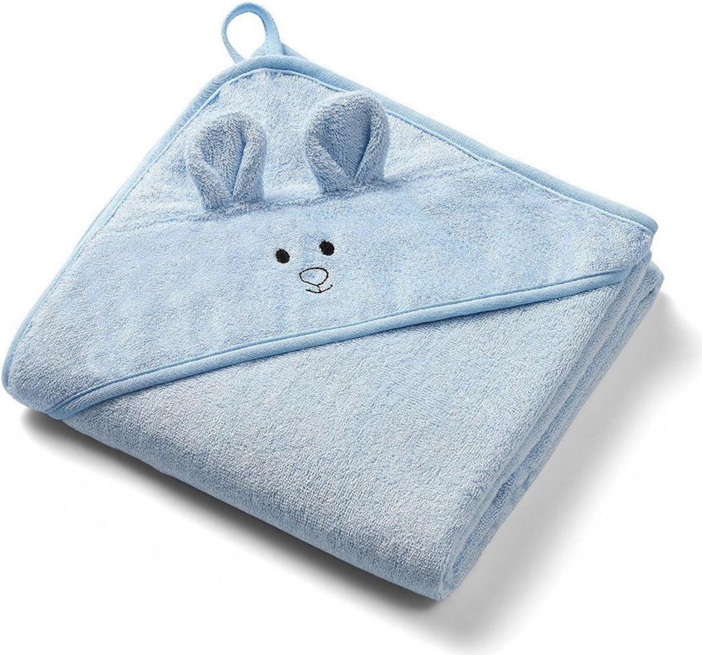 BabyOno Bambus mit Kapuze 100 × 100 cm, blau Produktbild 