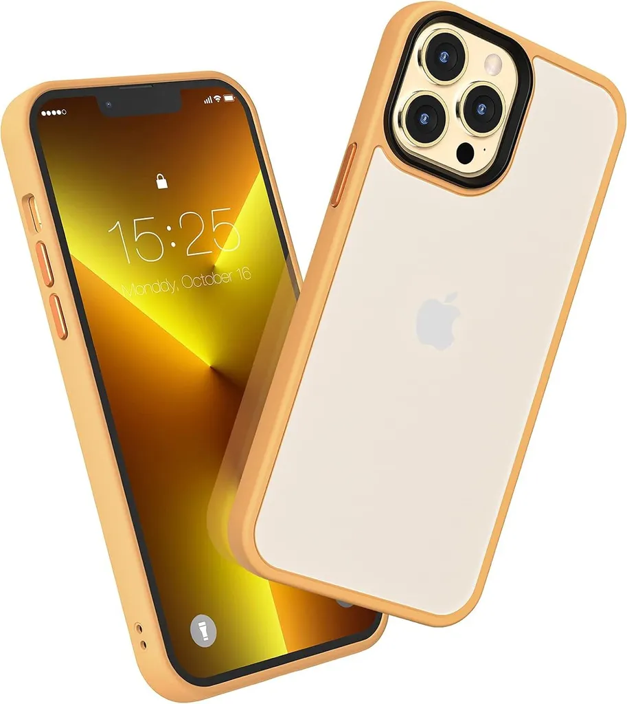 Custodia MATEPRO iPhone 13 Pro Max Arancione | Protezione Shockproof Top