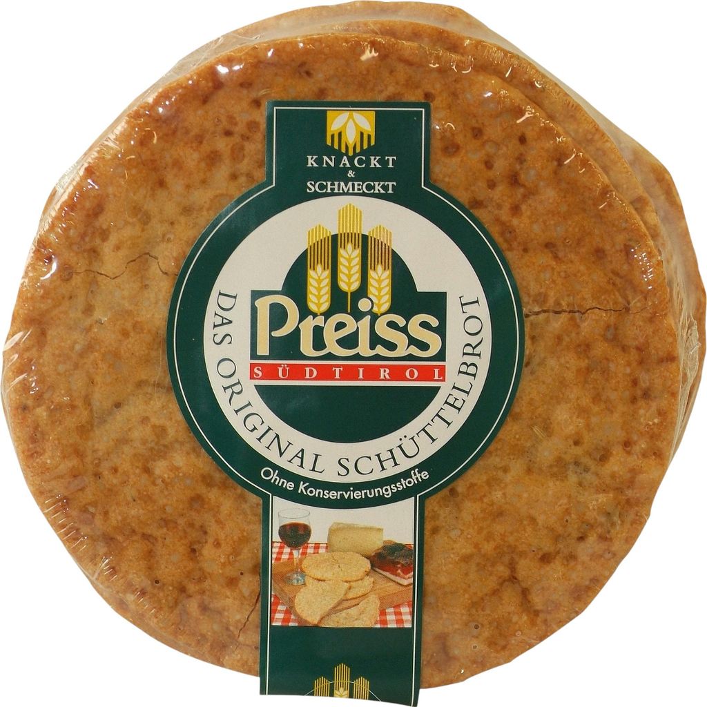 Preiss Südtiroler Original Schüttelbrot mit Kümmel 200g Produktbild 