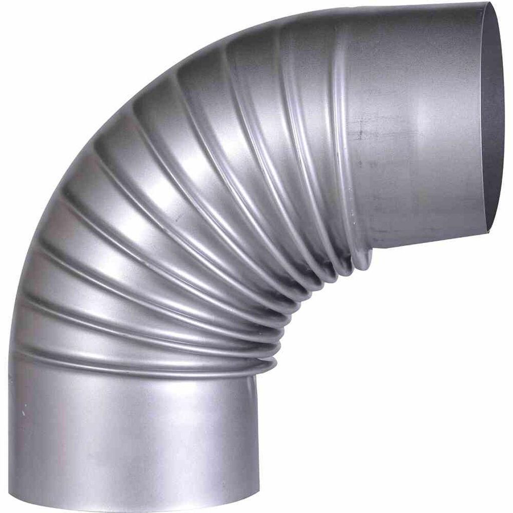 FIREFIX A130/B Gomito per stufa 90° FALØ130mm senza porta, Immagine del prodotto 