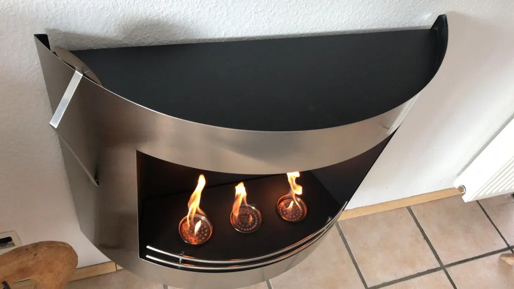 Cheminée à gel en acier inoxydable de qualité supérieure modèle Inox Pro - 12